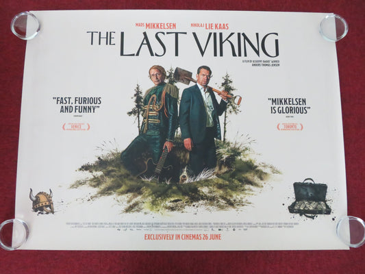 The Last Viking UK Quad Rolled Poster Mads Mikkelsen Nikolaj Lie Kaas 2025 Movie posters