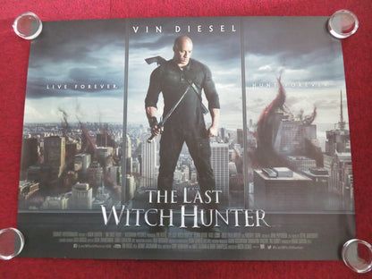 THE LAST WITCH HUNTER UK QUAD ROLLED POSTER VIN DIESEL ELIJAH WOOD 2015 Movie posters