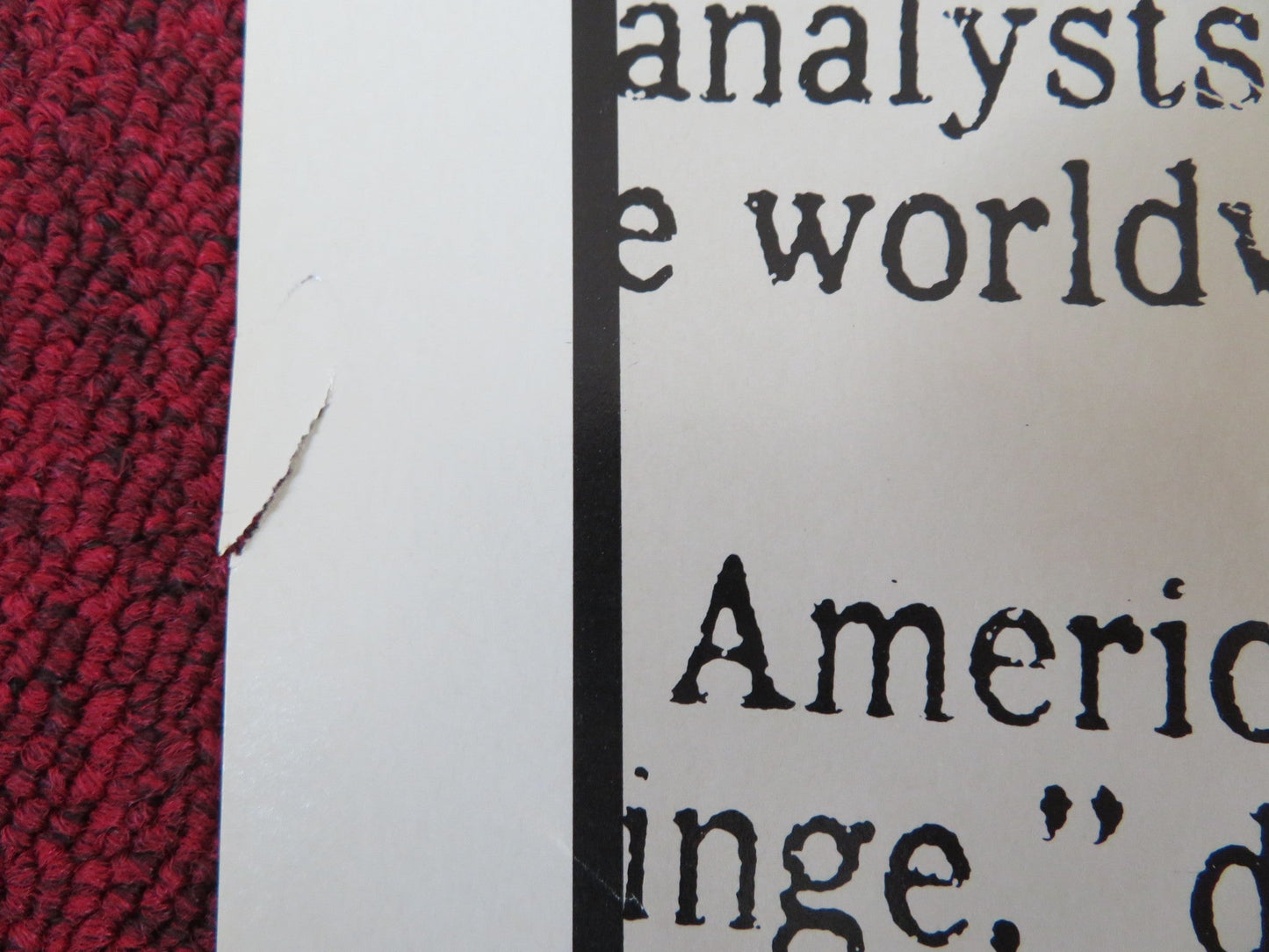 THE LAST WORD FOLDED US ONE SHEET POSTER RICHARD HARRIS KAREN BLACK 1979 Rendezvous Cinema Movie posters