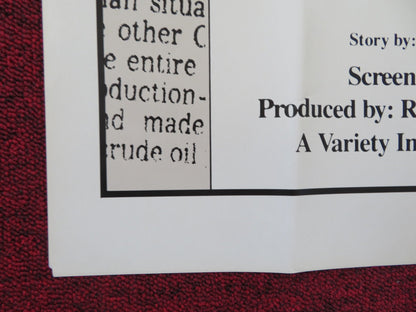 THE LAST WORD FOLDED US ONE SHEET POSTER RICHARD HARRIS KAREN BLACK 1979 Rendezvous Cinema Movie posters