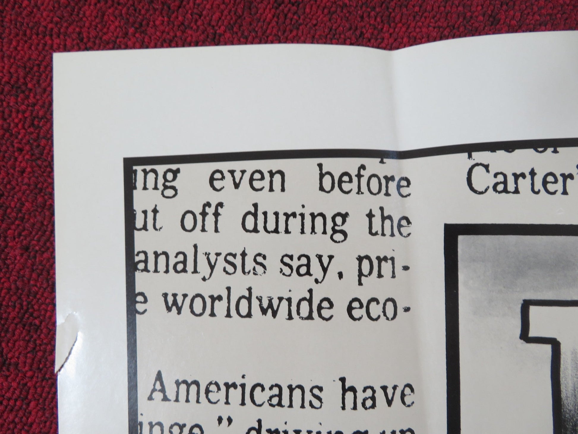 THE LAST WORD FOLDED US ONE SHEET POSTER RICHARD HARRIS KAREN BLACK 1979 Rendezvous Cinema Movie posters