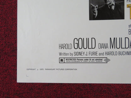 THE LAWYER FOLDED US ONE SHEET POSTER BARRY NEWMAN HAROLD GOULD 1970 Rendezvous Cinema Movie posters