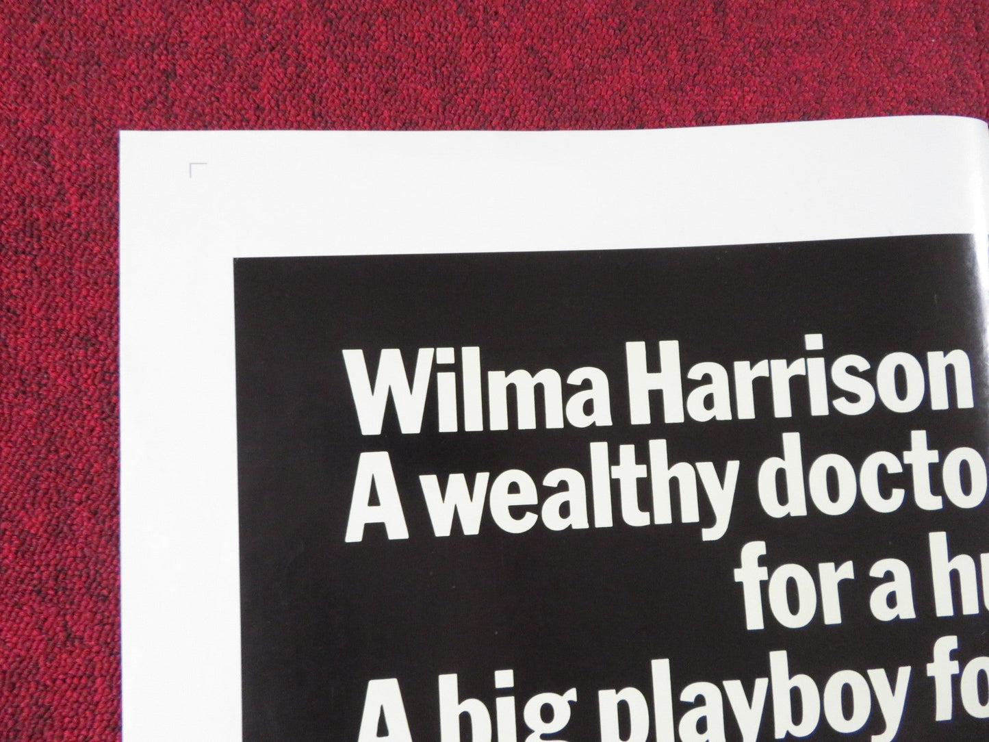 THE LAWYER FOLDED US ONE SHEET POSTER BARRY NEWMAN HAROLD GOULD 1970 Rendezvous Cinema Movie posters