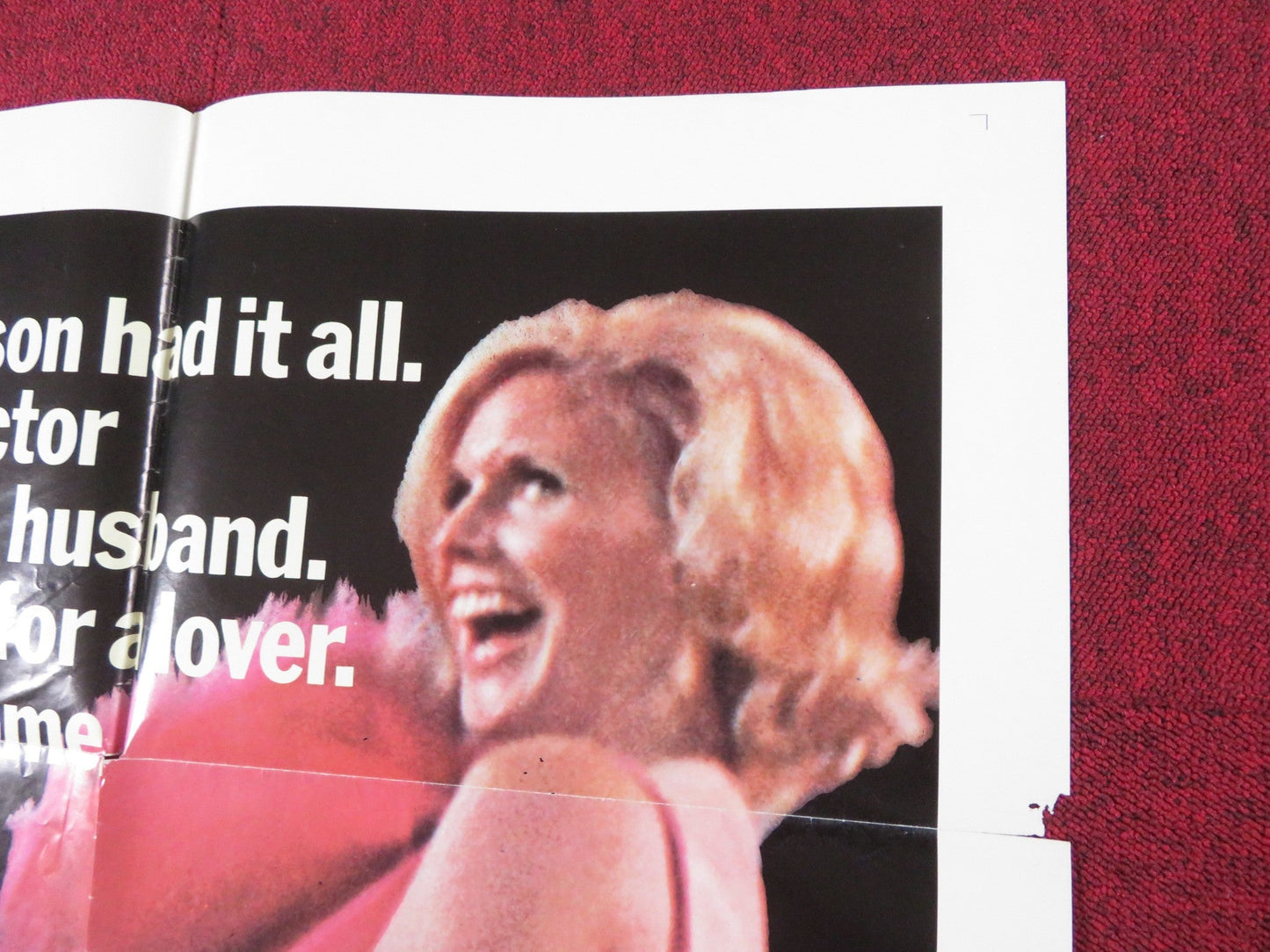 THE LAWYER FOLDED US ONE SHEET POSTER BARRY NEWMAN HAROLD GOULD 1970 Rendezvous Cinema Movie posters