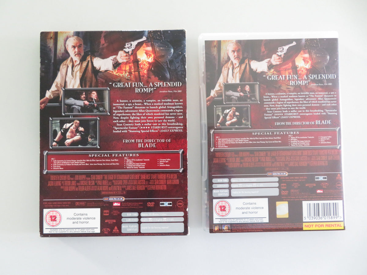 The League of Extraordinary Gentlemen 2 disc Special Edition (DVD) 2003 Region 2 Movie posters
