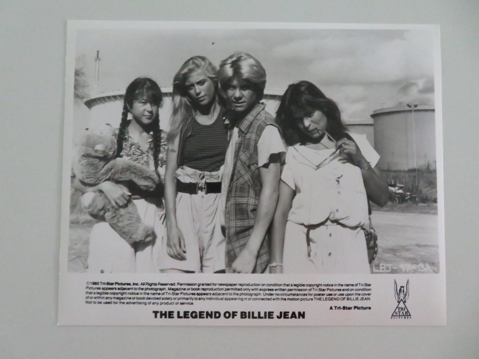 THE LEGEND OF BILLIE JEAN MOVIE STILL PHOTO LOT OF 6 HELEN SLATER K. GORDON 1985 - Rendezvous Cinema