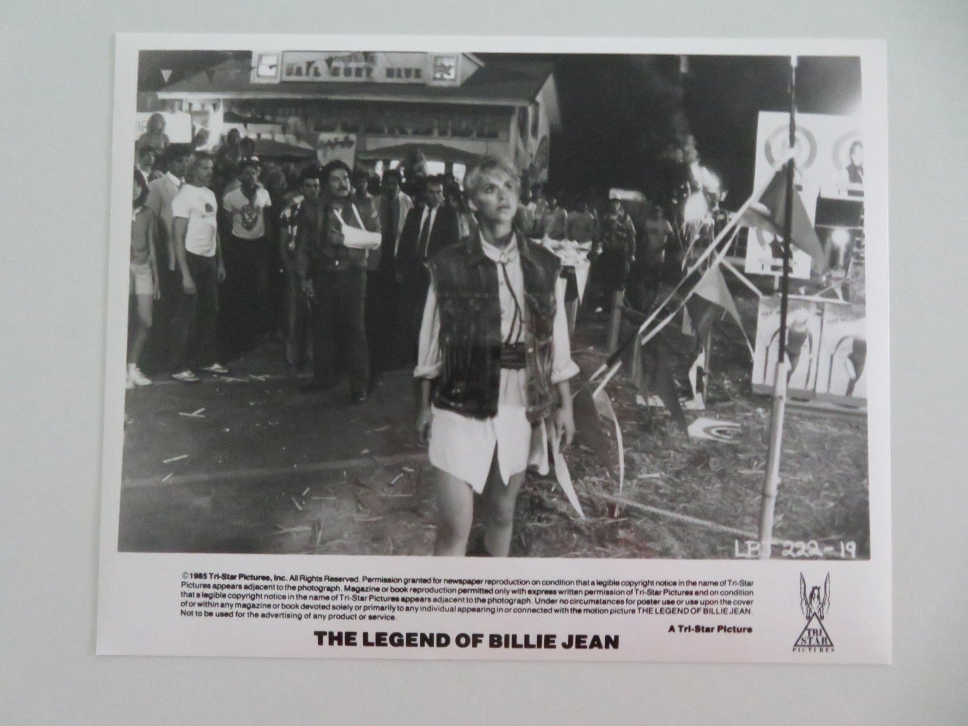 THE LEGEND OF BILLIE JEAN MOVIE STILL PHOTO LOT OF 6 HELEN SLATER K. GORDON 1985 - Rendezvous Cinema