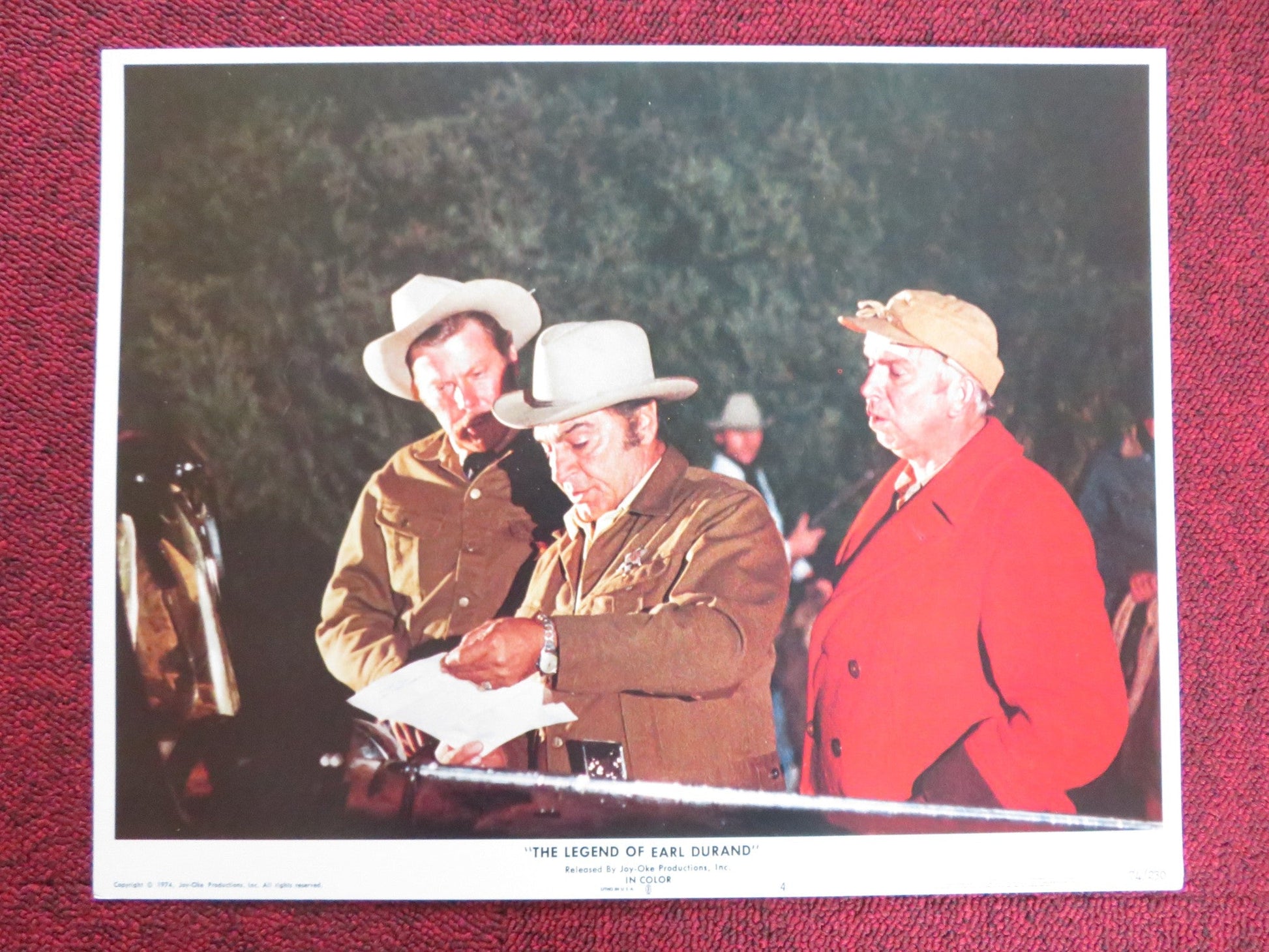 THE LEGEND OF EARL DURAND US LOBBY CARD FULL SET PETER HASKELL SLIM PICKENS 1974 Rendezvous Cinema Movie posters