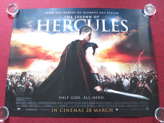 THE LEGEND OF HERCULES UK QUAD ROLLED POSTER KELLAN LUTZ SCOTT ADKINS 2014 Rendezvous Cinema Movie posters