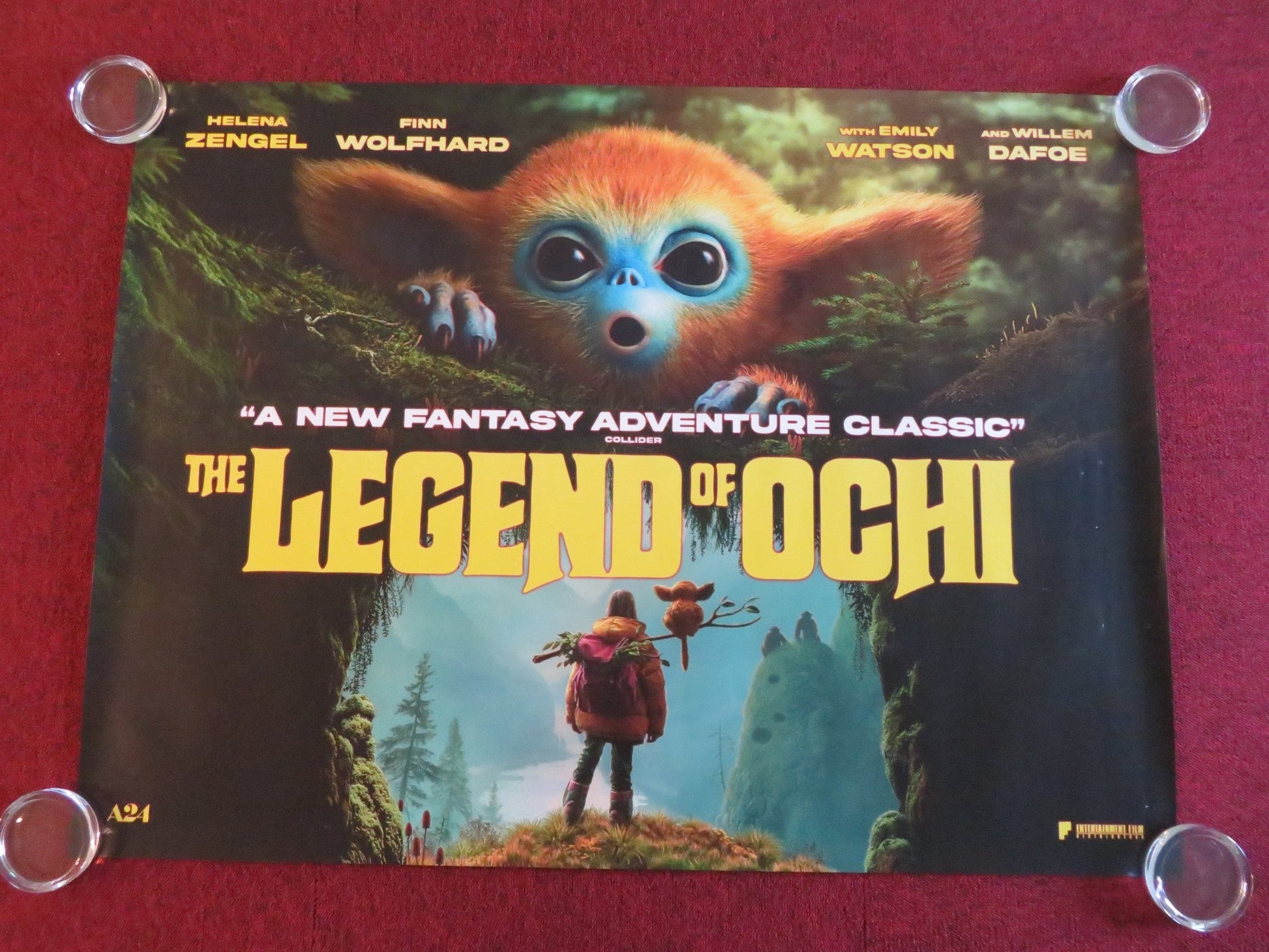 THE LEGEND OF OCHI - B UK QUAD ROLLED POSTER WILLEM DAFOE EMILY WATSON 2025 Movie posters