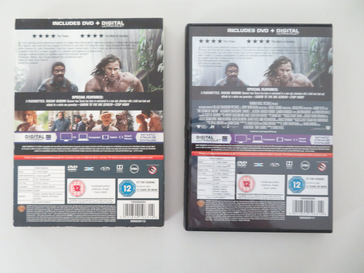 The Legend of Tarzan (DVD) Alexander Skarsgård Samuel L. Jackson 2016 Region 2 Movie posters