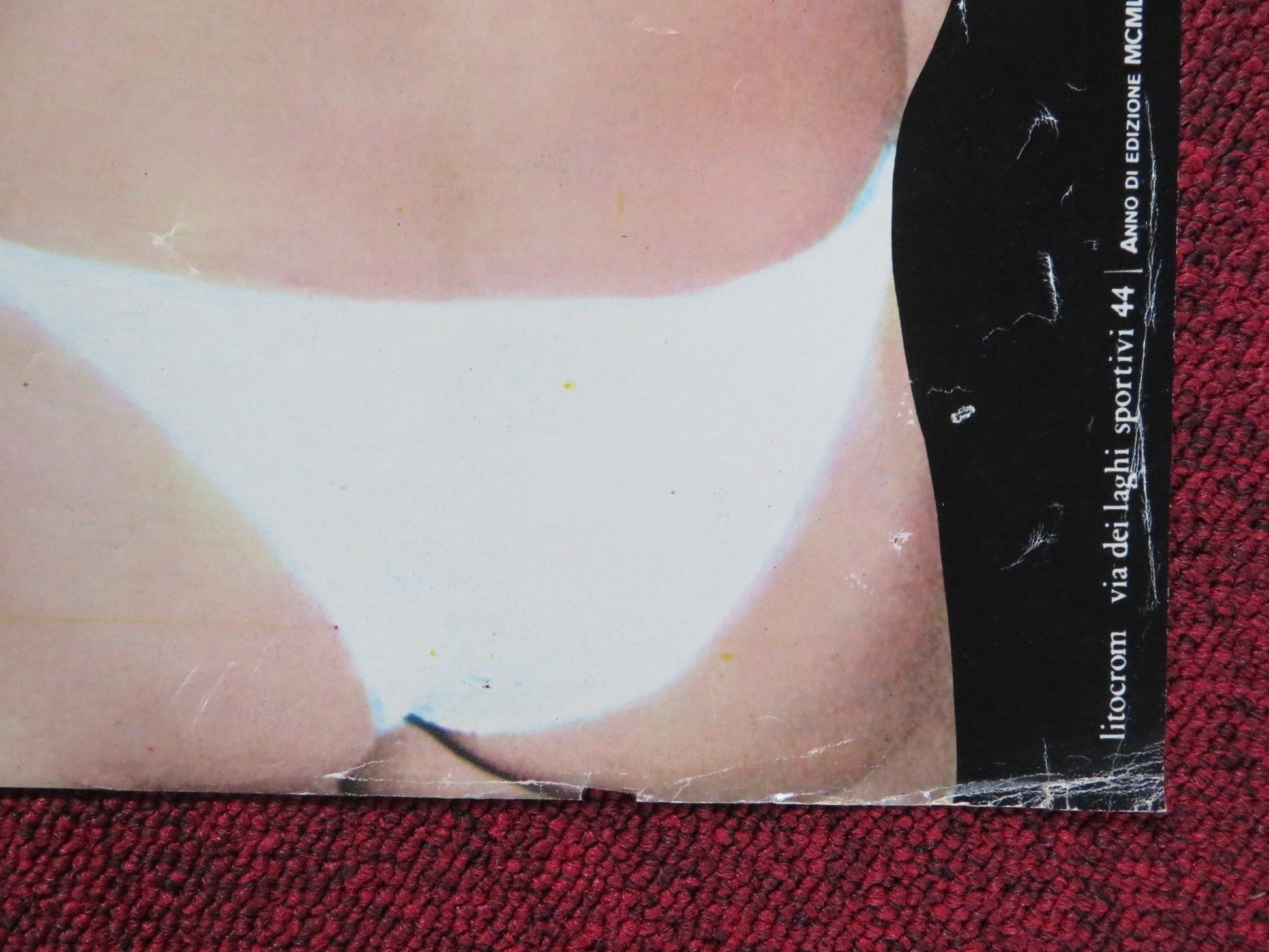 THE LIMIT OF LOVE - A ITALIAN FOTOBUSTA POSTER JUAN LUIS GALIARDO C. LOPEZ 1979 Rendezvous Cinema Movie posters