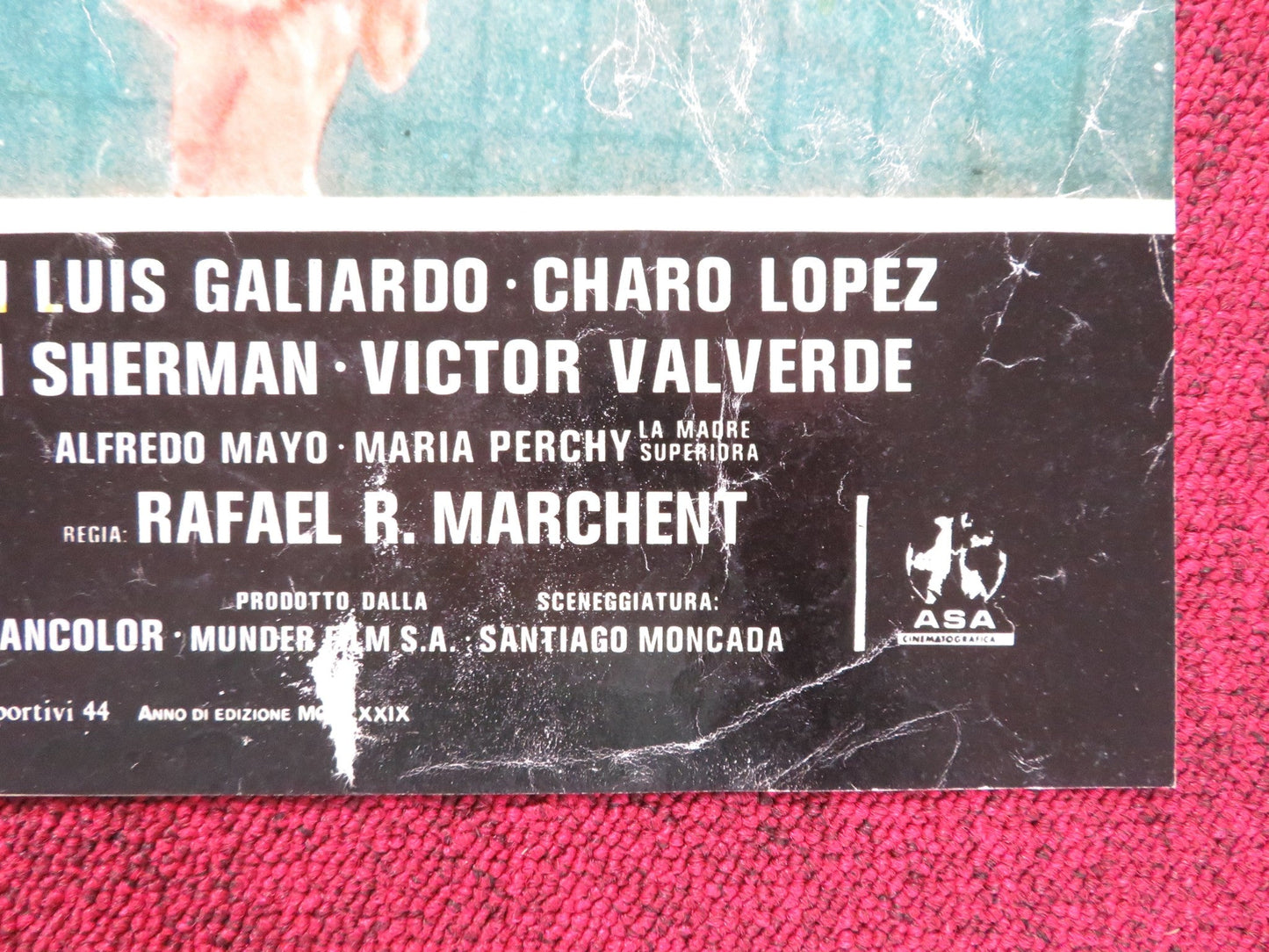 THE LIMIT OF LOVE - C ITALIAN FOTOBUSTA POSTER JUAN LUIS GALIARDO C. LOPEZ 1979 Rendezvous Cinema Movie posters