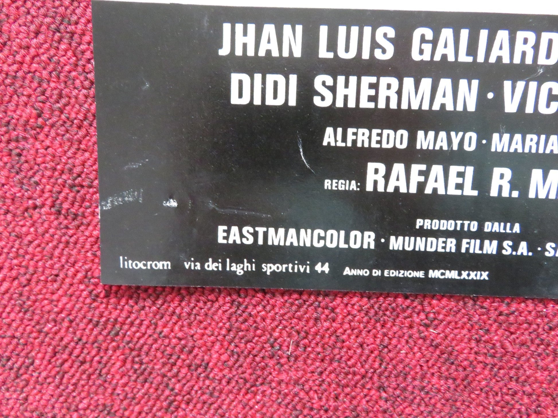 THE LIMIT OF LOVE - D ITALIAN FOTOBUSTA POSTER JUAN LUIS GALIARDO C. LOPEZ 1979 Rendezvous Cinema Movie posters