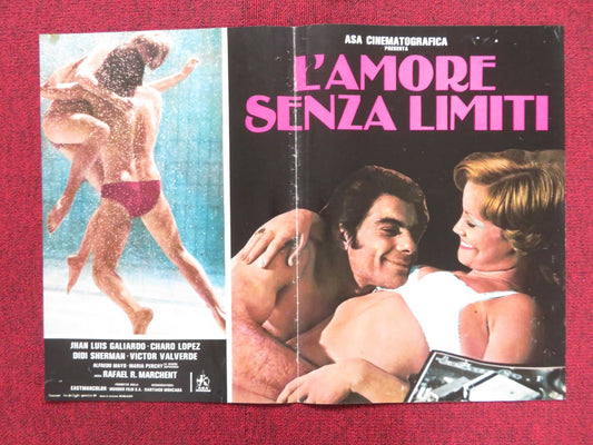 THE LIMIT OF LOVE - D ITALIAN FOTOBUSTA POSTER JUAN LUIS GALIARDO C. LOPEZ 1979 Rendezvous Cinema Movie posters