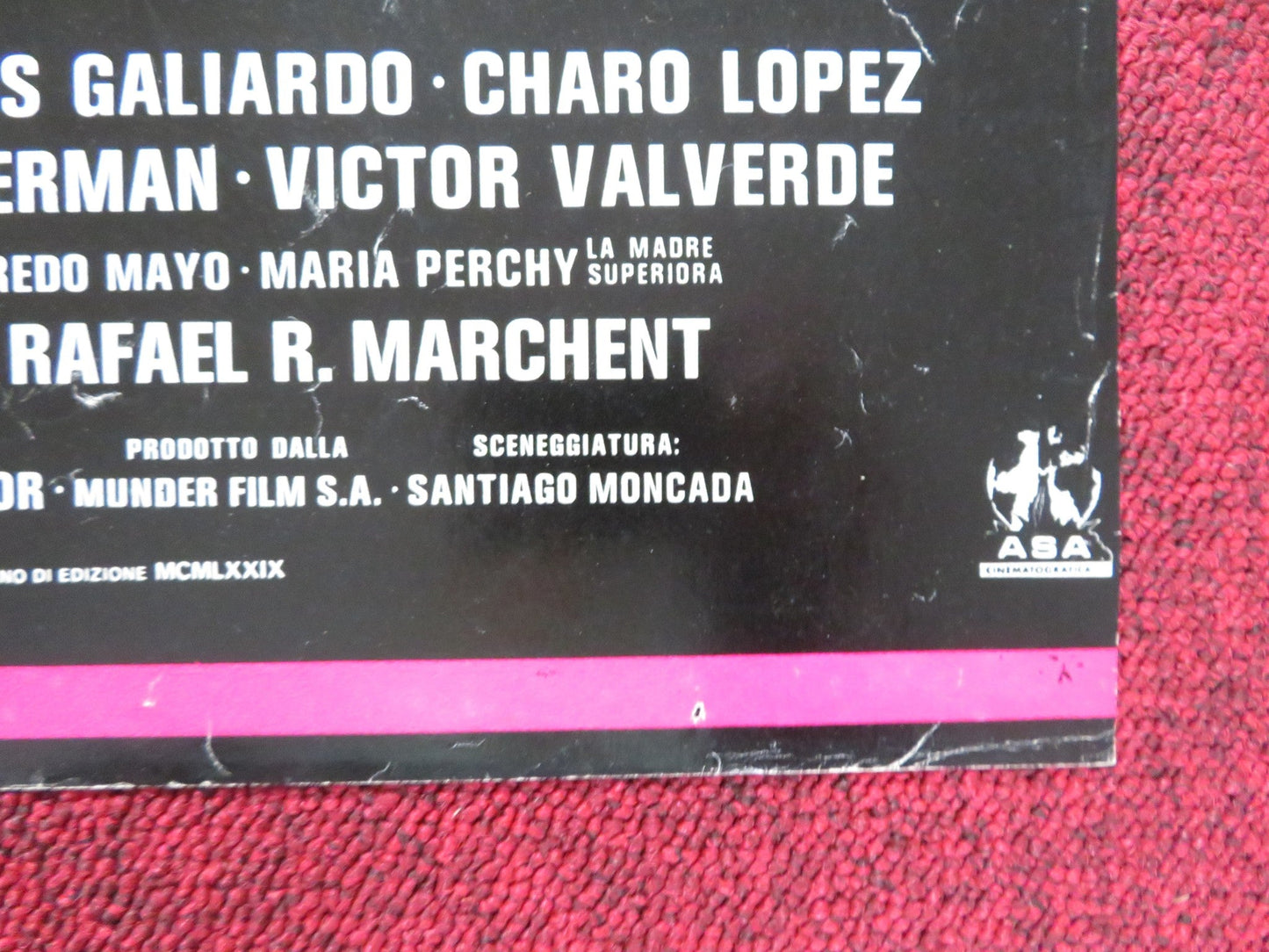 THE LIMIT OF LOVE - F ITALIAN FOTOBUSTA POSTER JUAN LUIS GALIARDO C. LOPEZ 1979 Rendezvous Cinema Movie posters