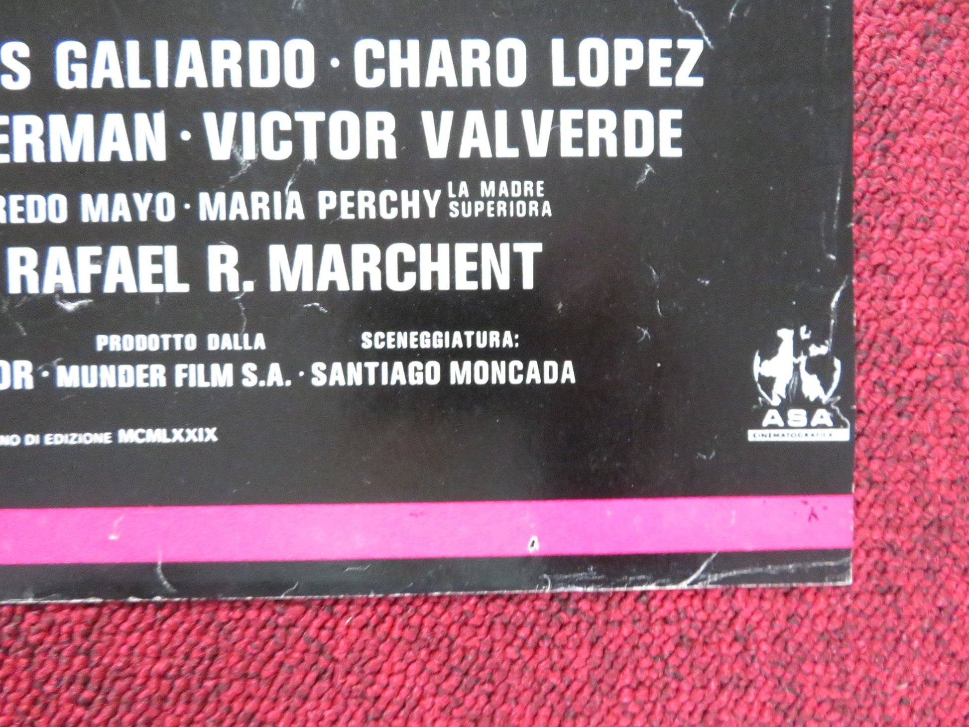 THE LIMIT OF LOVE - F ITALIAN FOTOBUSTA POSTER JUAN LUIS GALIARDO C. LOPEZ 1979 Rendezvous Cinema Movie posters