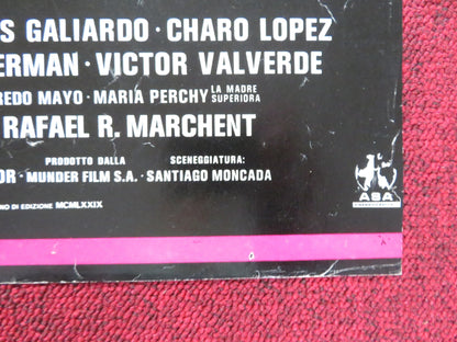 THE LIMIT OF LOVE - F ITALIAN FOTOBUSTA POSTER JUAN LUIS GALIARDO C. LOPEZ 1979 Rendezvous Cinema Movie posters