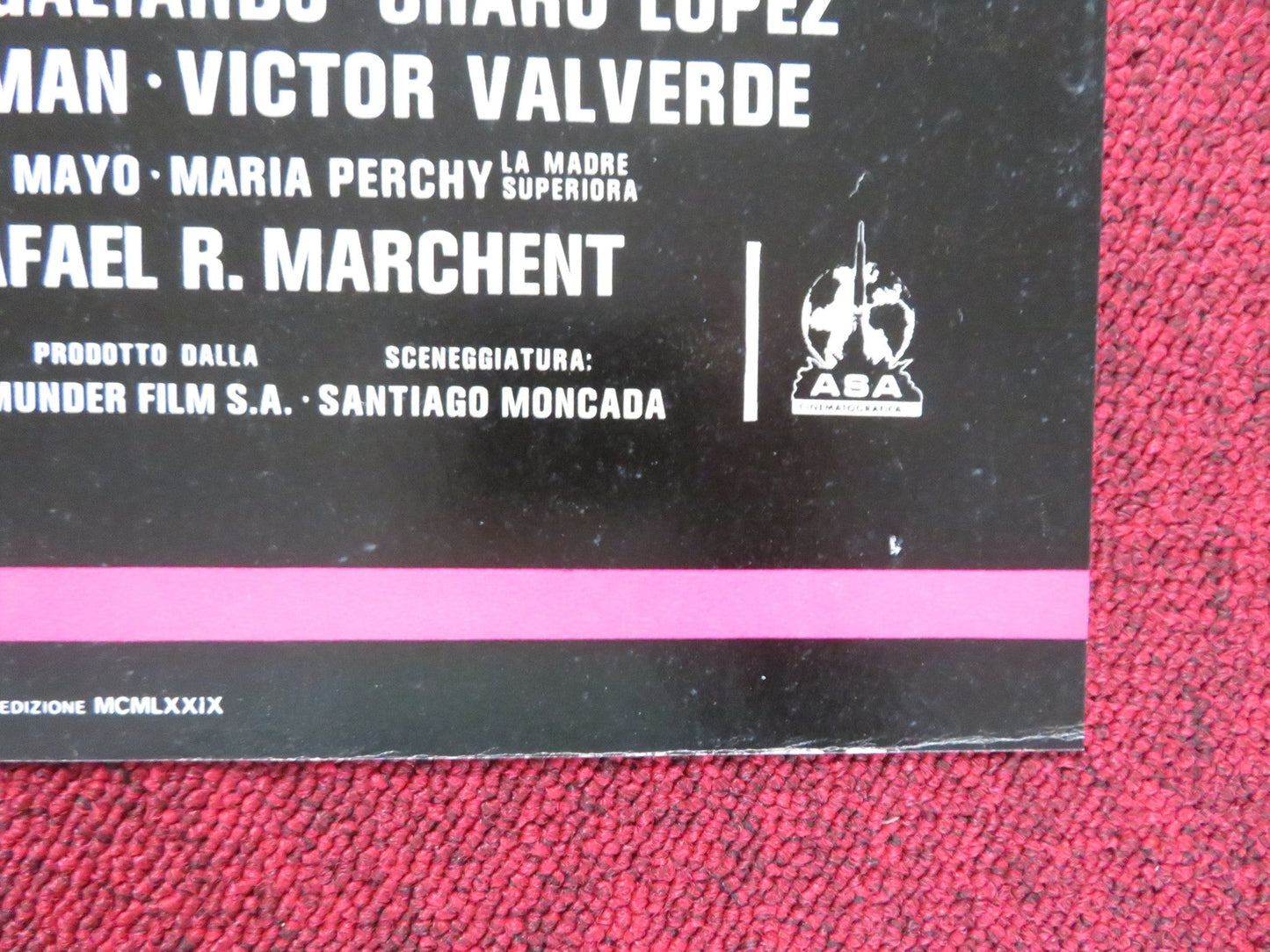 THE LIMIT OF LOVE - G ITALIAN FOTOBUSTA POSTER JUAN LUIS GALIARDO C. LOPEZ 1979 Rendezvous Cinema Movie posters