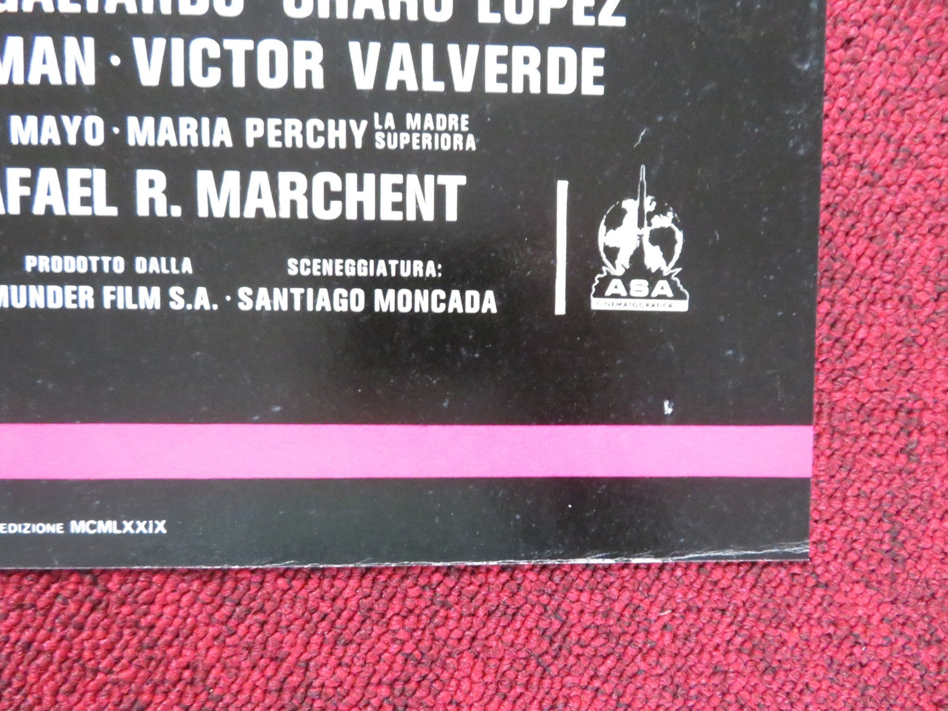 THE LIMIT OF LOVE - G ITALIAN FOTOBUSTA POSTER JUAN LUIS GALIARDO C. LOPEZ 1979 Rendezvous Cinema Movie posters