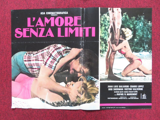 THE LIMIT OF LOVE - G ITALIAN FOTOBUSTA POSTER JUAN LUIS GALIARDO C. LOPEZ 1979 Rendezvous Cinema Movie posters