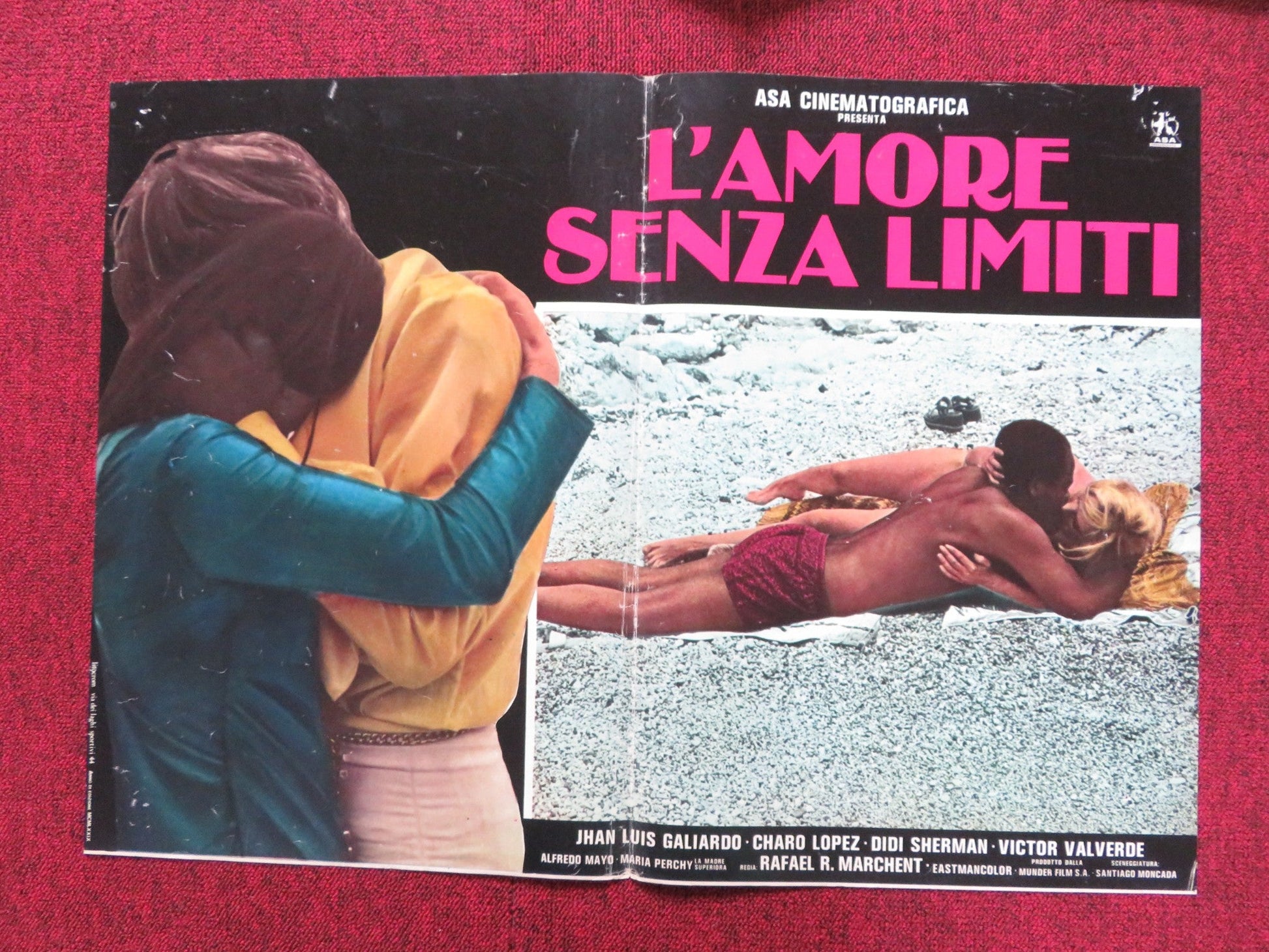 THE LIMIT OF LOVE - H ITALIAN FOTOBUSTA POSTER JUAN LUIS GALIARDO C. LOPEZ 1979 Rendezvous Cinema Movie posters