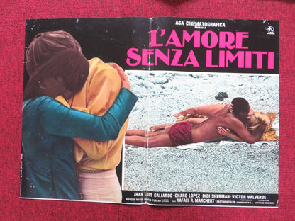 THE LIMIT OF LOVE - H ITALIAN FOTOBUSTA POSTER JUAN LUIS GALIARDO C. LOPEZ 1979 Rendezvous Cinema Movie posters