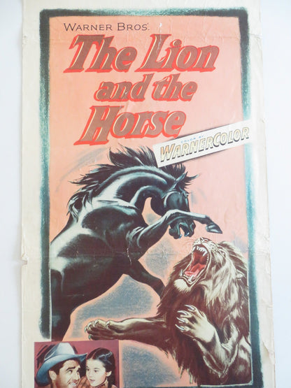 THE LION AND THE HORSE US INSERT POSTER STEVE COCHRAN WILDFIRE THE HORSE 1952 Rendezvous Cinema Movie posters
