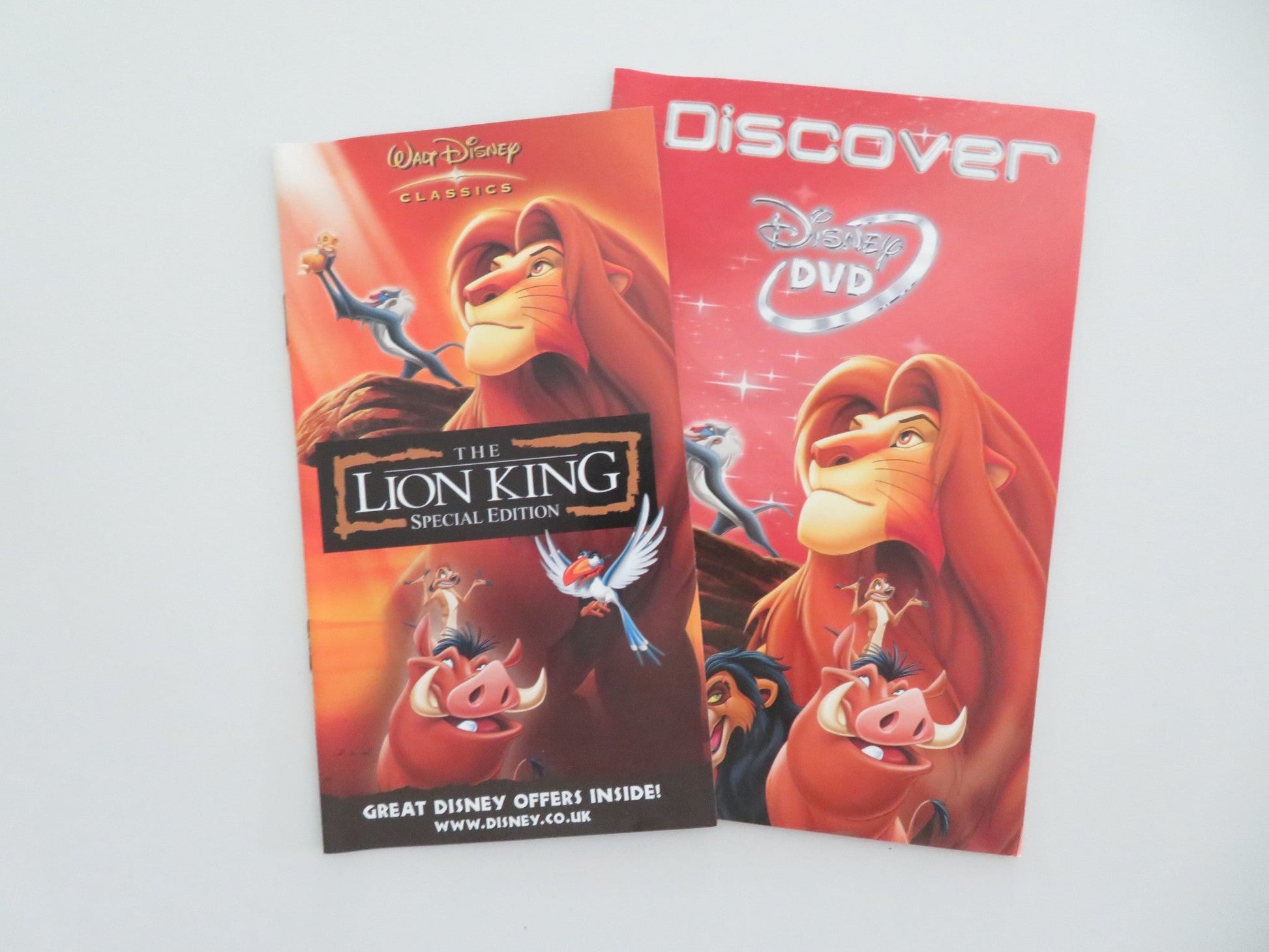 THE LION KING - 2 DISC SPECIAL EDITION (DVD) JAMES EARL JONES 1994 REGION 2 Movie posters