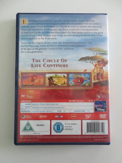 THE LION KING 2 - SIMBA'S PRIDE (DVD) DISNEY MATTHEW BRODERICK 1998 REGION 2 Movie posters
