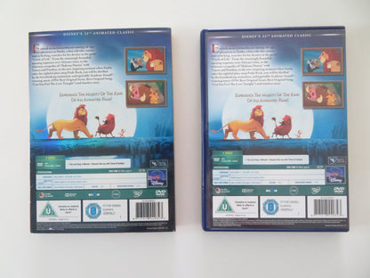 The Lion King - C (DVD) Disney Matthew Broderick Jeremy Irons 1994 Region 2 Movie posters