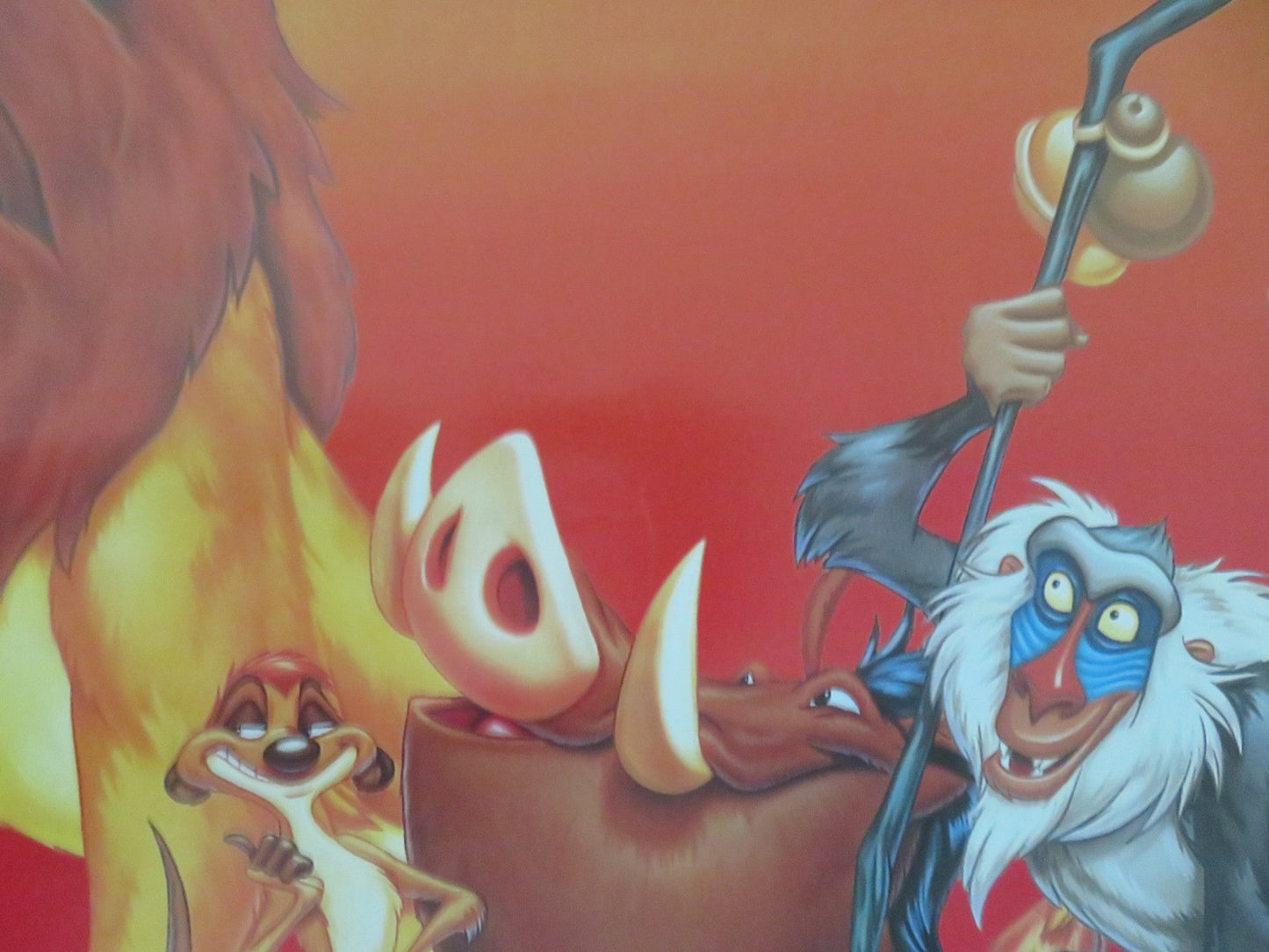 THE LION KING DUTCH POSTER ROLLED DISNEY JAMES EARL JONES JEREMY IRONS 1994 Movie posters