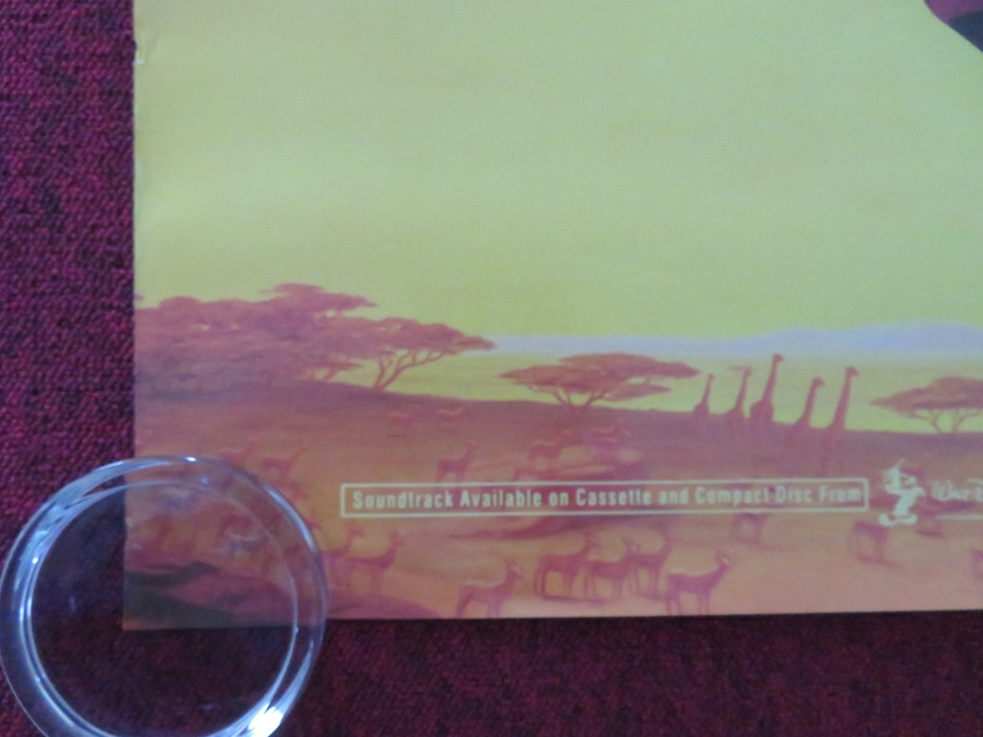 THE LION KING DUTCH POSTER ROLLED DISNEY JAMES EARL JONES JEREMY IRONS 1994 Movie posters