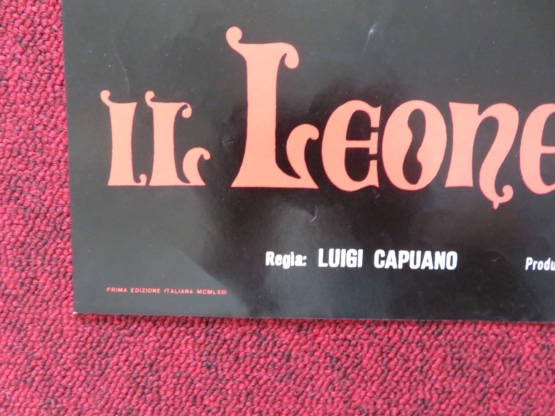 THE LION OF ST. MARK - C ITALIAN FOTOBUSTA POSTER GORDON SCOTT 1963 Rendezvous Cinema Movie posters