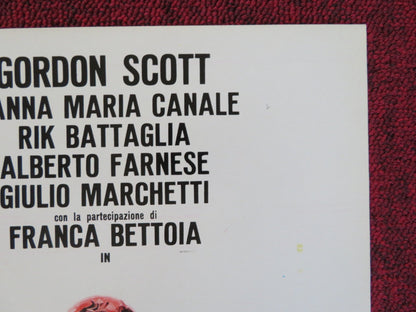 THE LION OF ST. MARK - C ITALIAN FOTOBUSTA POSTER GORDON SCOTT 1963 Rendezvous Cinema Movie posters