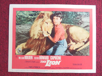 THE LION US LOBBY CARD FULL SET WILLIAM HOLDEN TREVOR HOWARD CAPUCINE 1962 Rendezvous Cinema Movie posters