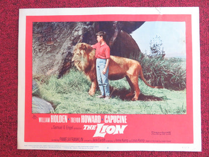 THE LION US LOBBY CARD FULL SET WILLIAM HOLDEN TREVOR HOWARD CAPUCINE 1962 Rendezvous Cinema Movie posters