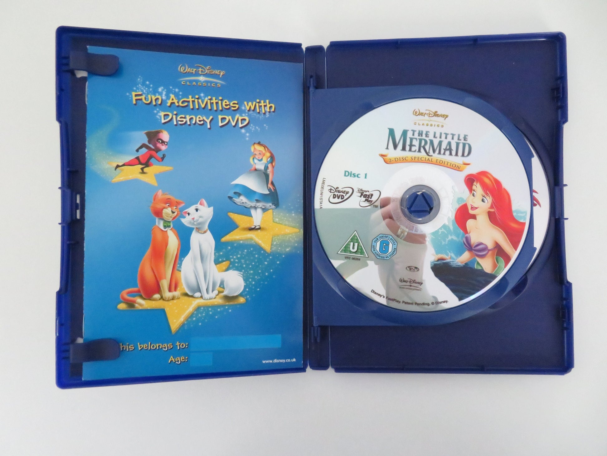 The Little Mermaid - 2 Disc Special Edition (DVD) Disney Region 2 Movie posters