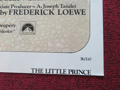 THE LITTLE PRINCE FOLDED US ONE SHEET POSTER STEVEN WARNER GENE WILDER 1974 Rendezvous Cinema Movie posters