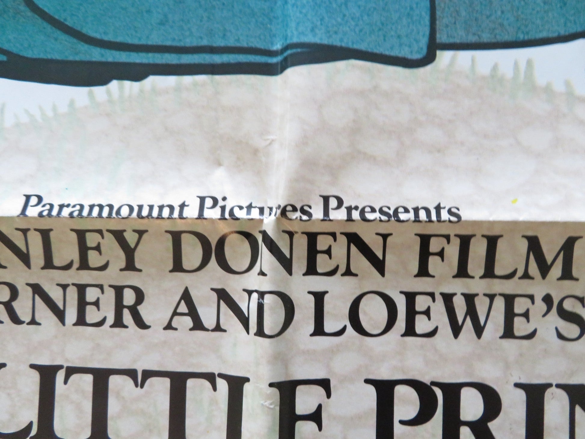 THE LITTLE PRINCE FOLDED US ONE SHEET POSTER STEVEN WARNER GENE WILDER 1974 Rendezvous Cinema Movie posters