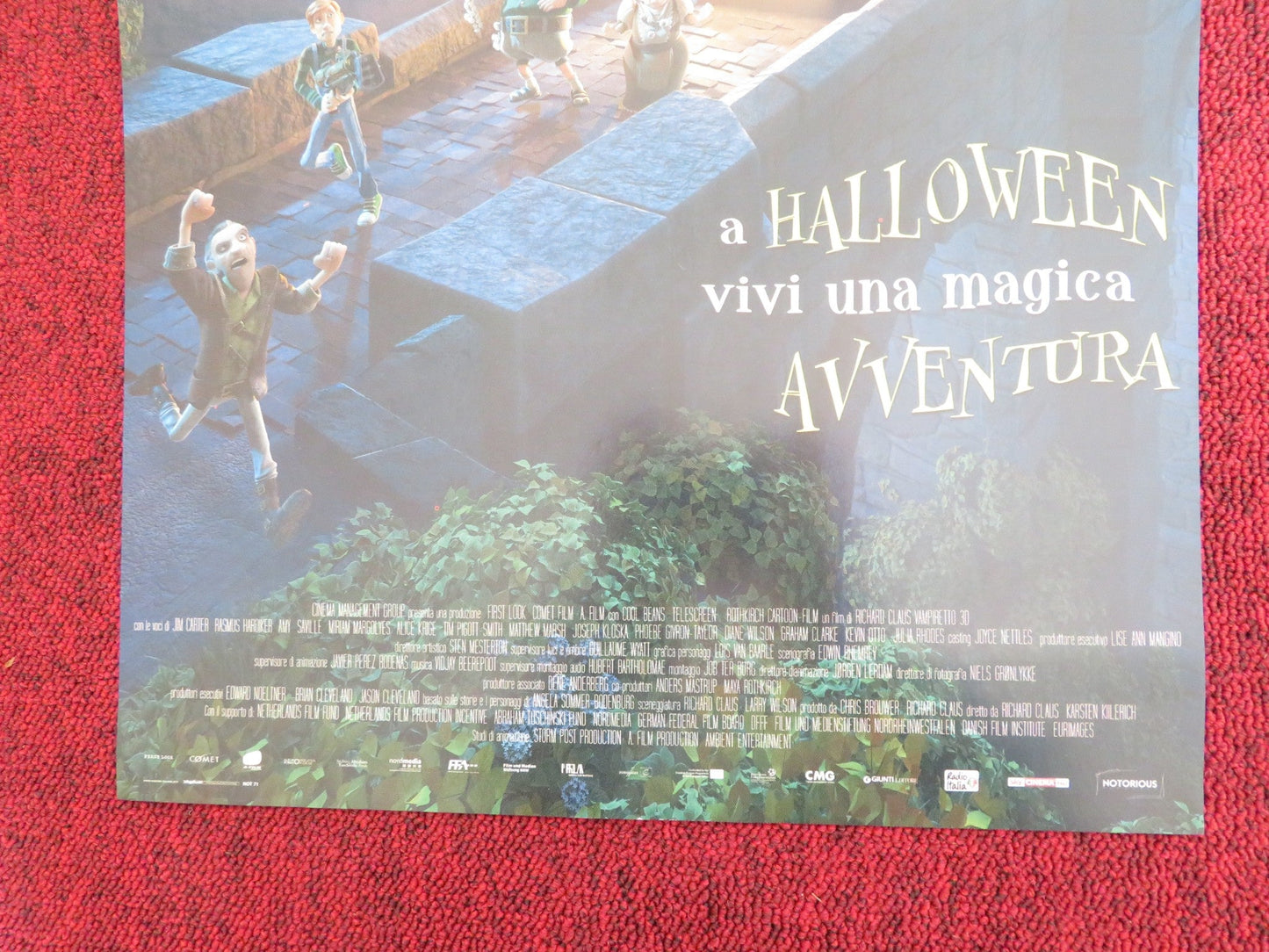 THE LITTLE VAMPIRE 3D ITALIAN LOCANDINA POSTER JIM CARTER AMY SAVILLE 2017 Rendezvous Cinema Movie posters