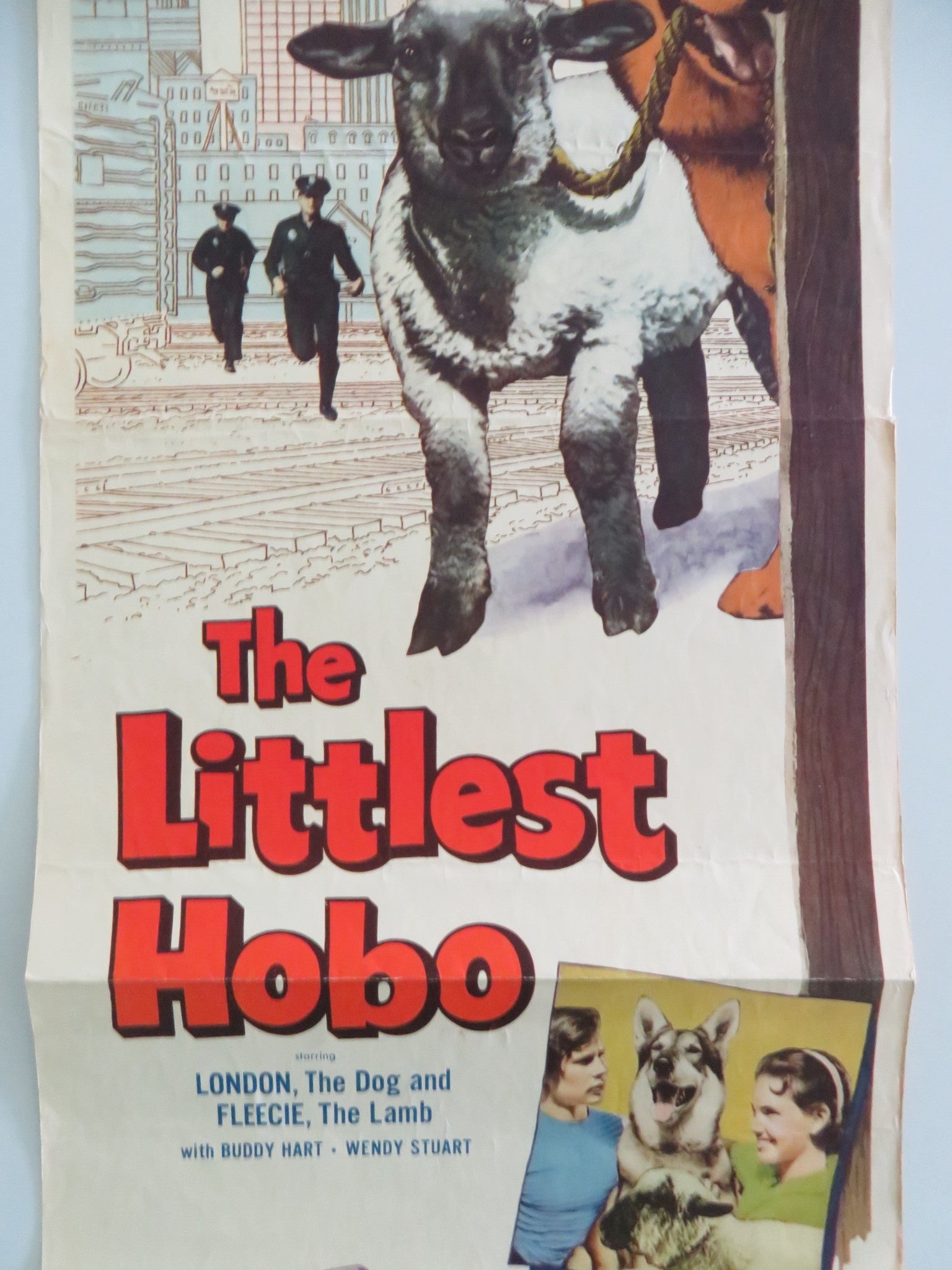 The Littlest Hobo US Insert Poster Buddy Joe Hooker Wendy Stuart 1958 Movie posters
