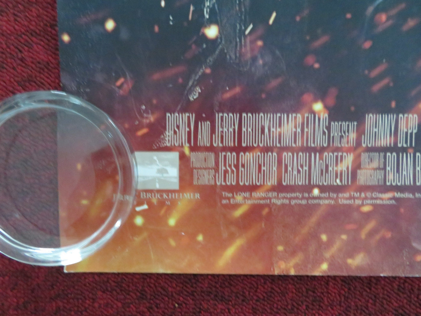 THE LONE RANGER - B UK QUAD ROLLED POSTER JOHNNY DEPP ARMIE HAMMER 2013 Movie posters