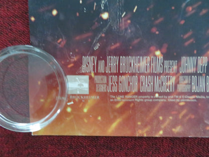 THE LONE RANGER - B UK QUAD ROLLED POSTER JOHNNY DEPP ARMIE HAMMER 2013 Movie posters