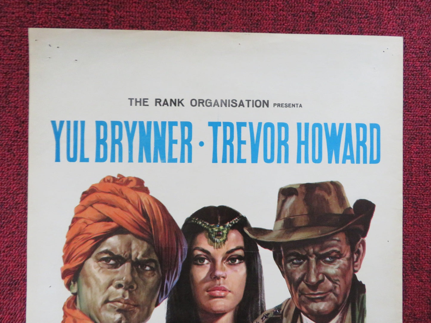 THE LONG DUEL ITALIAN LOCANDINA POSTER YUL BRYNNER TREVOR HOWARD 1967 Rendezvous Cinema Movie posters