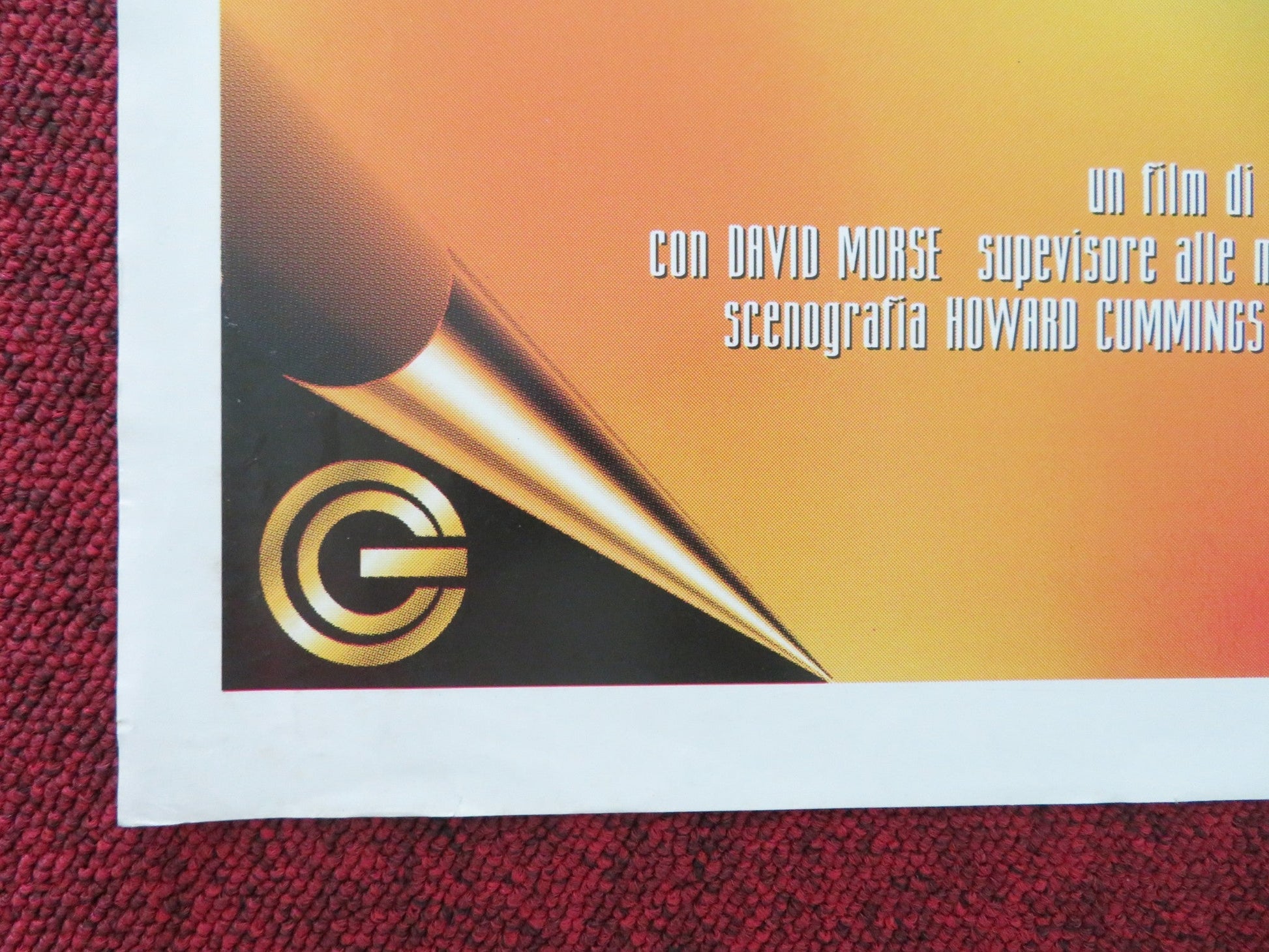 THE LONG KISS GOODNIGHT ITALIAN FOGLIO POSTER GEENA DAVIS SAMUEL L. JACKSON 1996 Movie posters