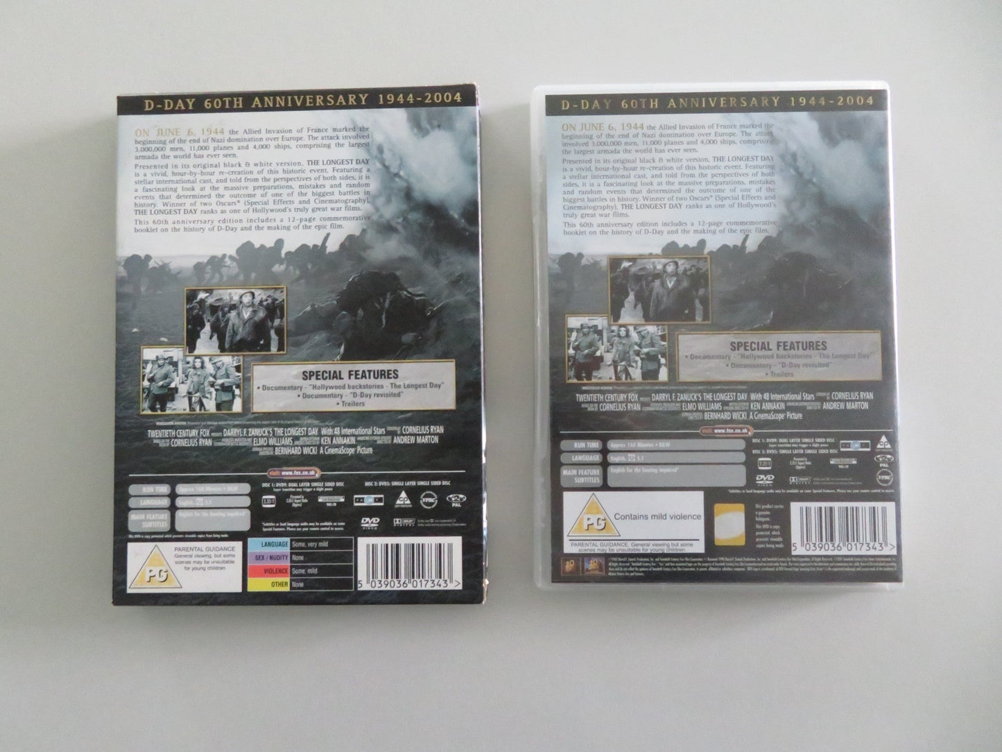 The Longest Day - 2 Disc Collector's edition (DVD) Richard Burton 1962 Region 2 Movie posters