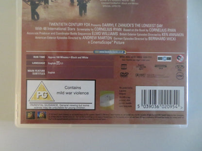 THE LONGEST DAY - B (DVD) RICHARD BURTON SEAN CONNERY 1962 REGION 2 Movie posters