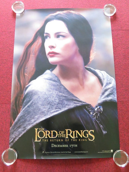 THE LORD OF THE RINGS RETURN OF THE KING - E US ONE SHEET ROLLED POSTER 2003 Rendezvous Cinema Movie posters