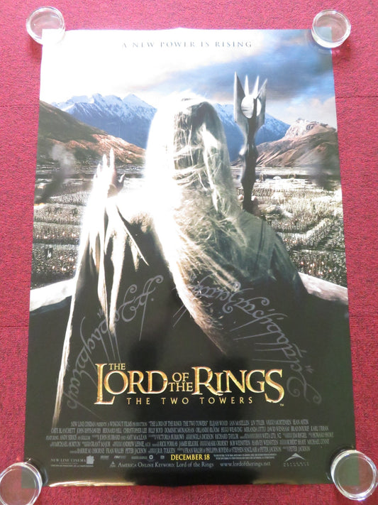 THE LORD OF THE RINGS THE TWO TOWERS - B US ONE SHEET ROLLED POSTER 2002 Rendezvous Cinema Movie posters